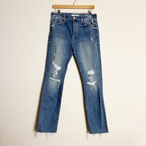 Mother The Trickerster Skimp Fray Thrill Seeker Jeans Size 27